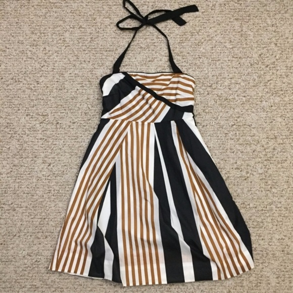 Anthropologie Dresses & Skirts - Anthro Striped Halter Sun Dress Moulinette Soeurs